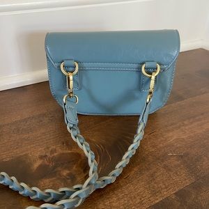 Anthropologie Light Blue Crossbody Purse